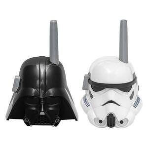 Star Wars Darth Vader & Stormtrooper Helmet Walkie Talkies Set